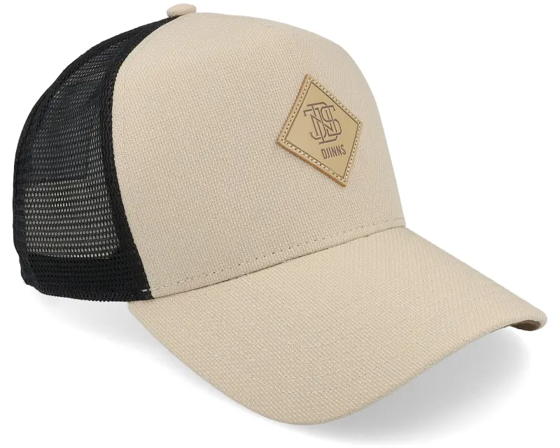 Djinns Hft Cap Plainlace Sand/Black A-Frame Trucker online
