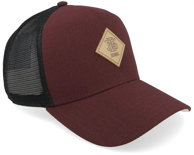 Djinns Hft Cap Plainlace Wine/Black A-Frame Trucker online