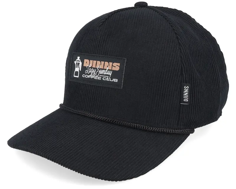 Djinns Hft Cap Sunday Coffee Corduroy Black A-Frame Adjustable online