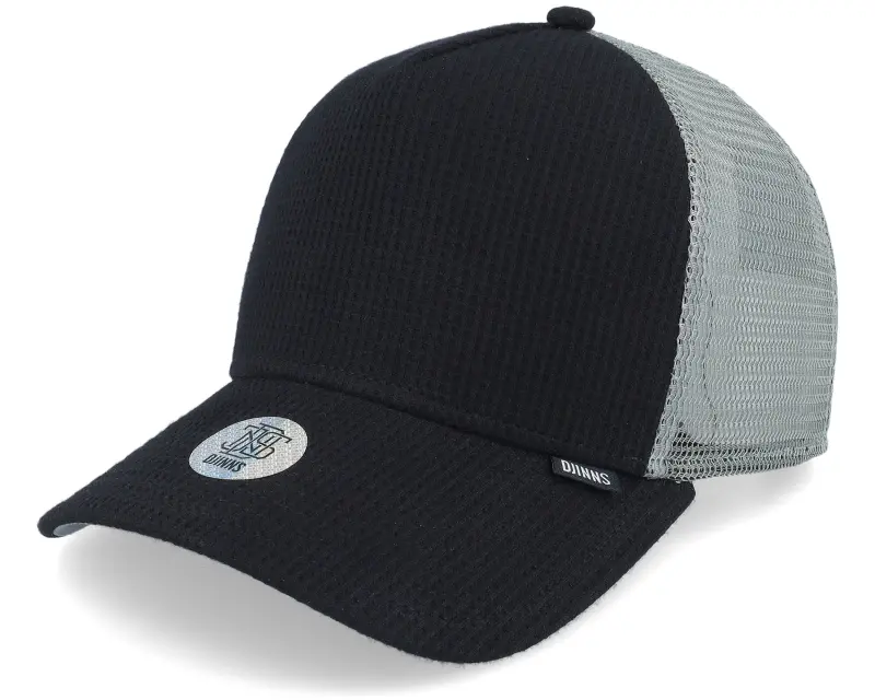 Djinns Hft Cap Wafflejersey Black/Grey Trucker online