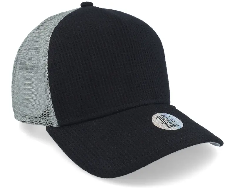 Djinns Hft Cap Wafflejersey Black/Grey Trucker online