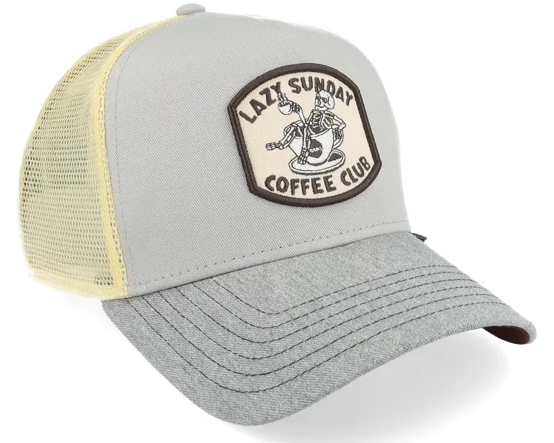 Djinns Hft Coffee Club Grey/Heather A-Frame Grey Trucker online