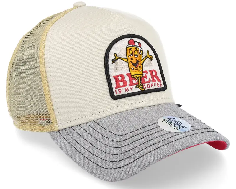 Djinns Hft Food Beer & Coffee Grey/Heather Grey Trucker online