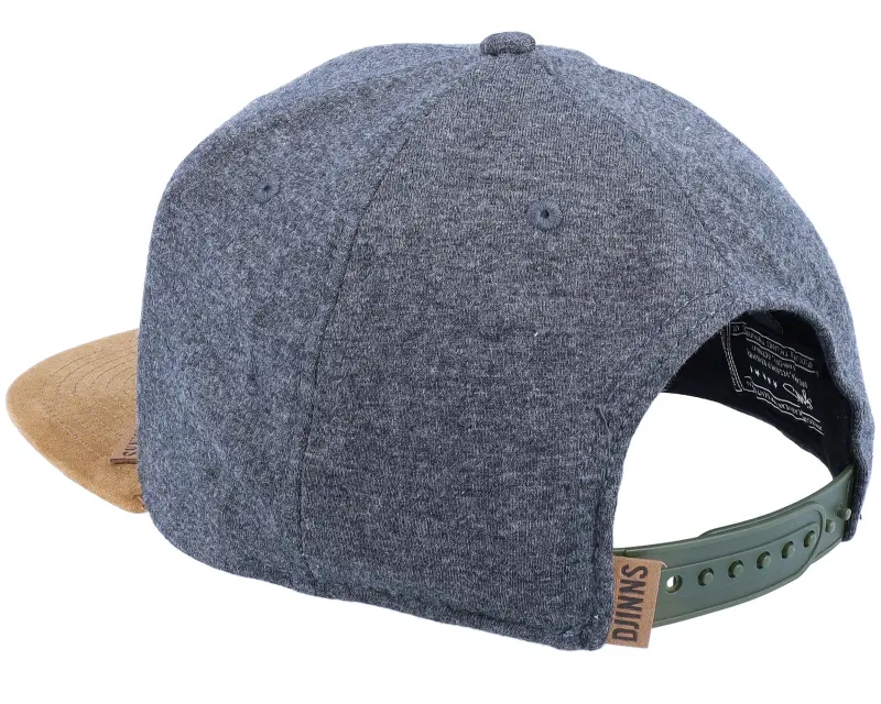 Djinns Jersey Patch Heather Charcoal Snapback online