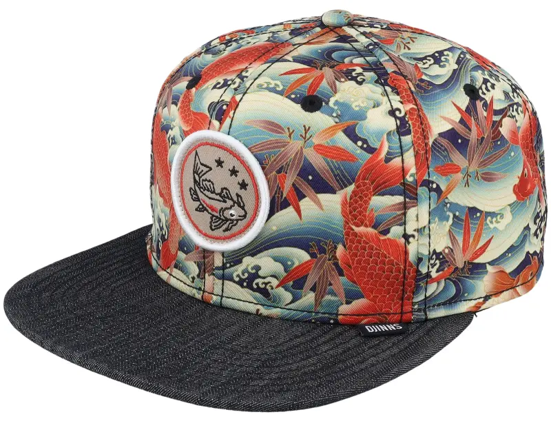 Djinns Koi Linen Black Snapback online