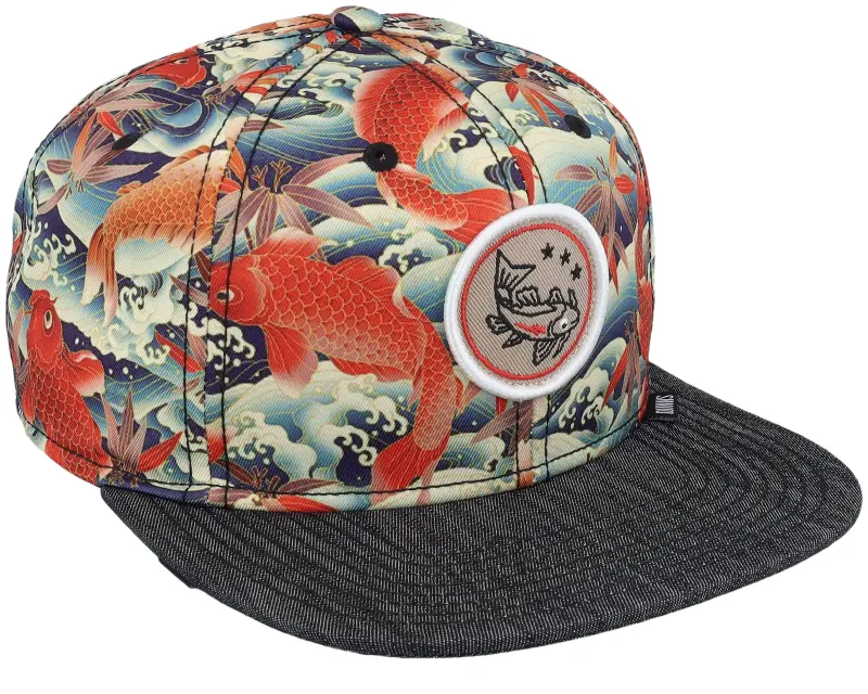 Djinns Koi Linen Black Snapback online