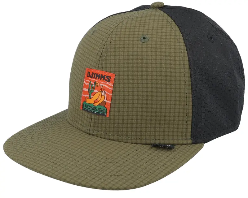 Djinns Truefit Resting Man Olive/Black Snapback online