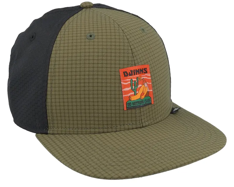 Djinns Truefit Resting Man Olive/Black Snapback online