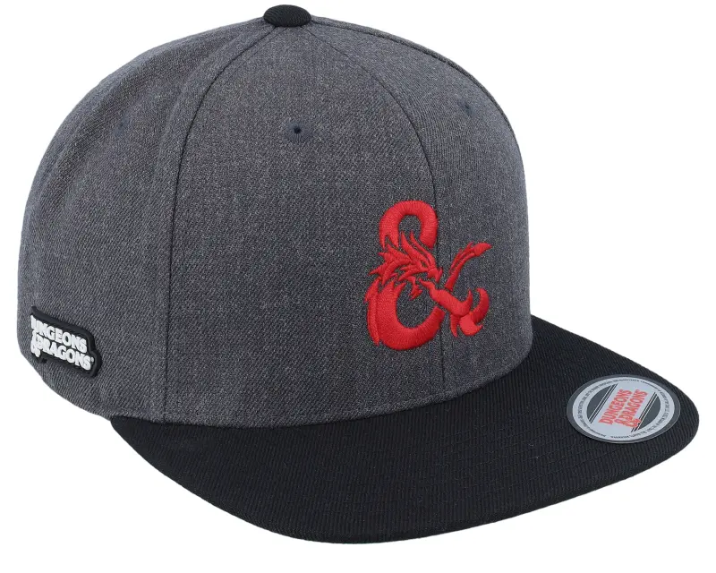 Dungeons & Dragons Big Ampersand Logo Charcoal/Black Snapback online