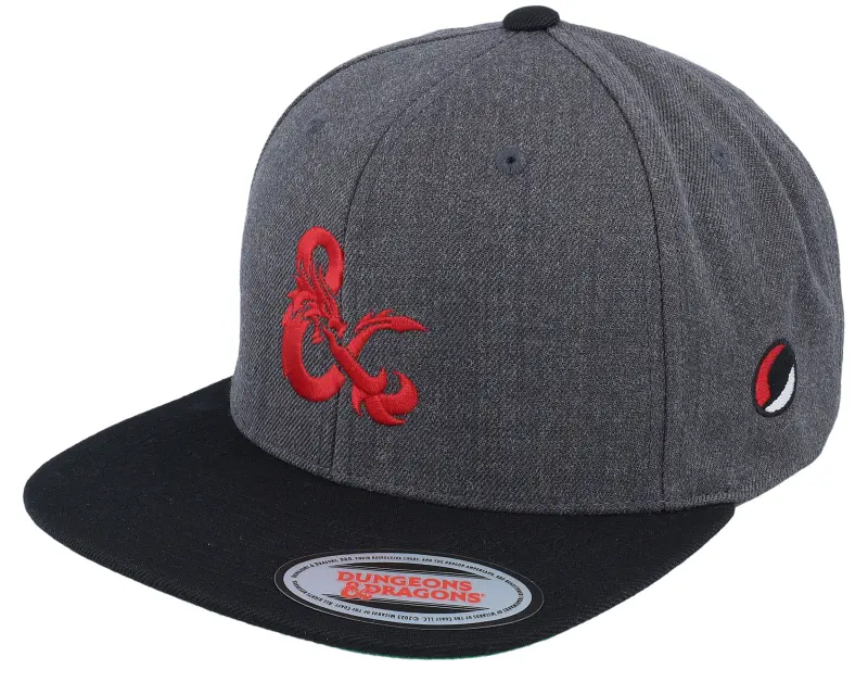 Dungeons & Dragons Big Ampersand Logo Charcoal/Black Snapback online