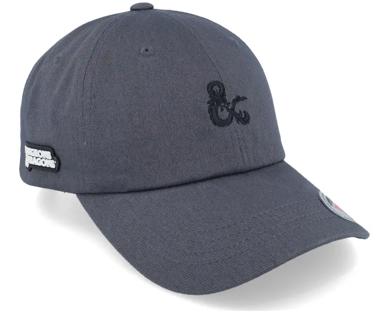 Dungeons & Dragons Tiny Ampersand Logo Dark Grey Dad Cap online