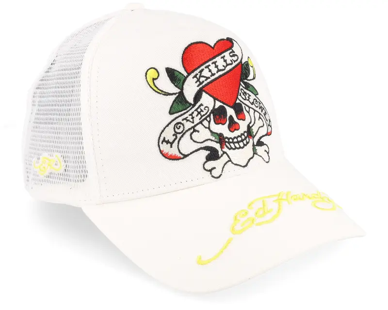 Ed Hardy Love-slowly Offwhite Trucker online