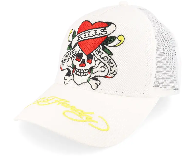 Ed Hardy Love-slowly Offwhite Trucker online