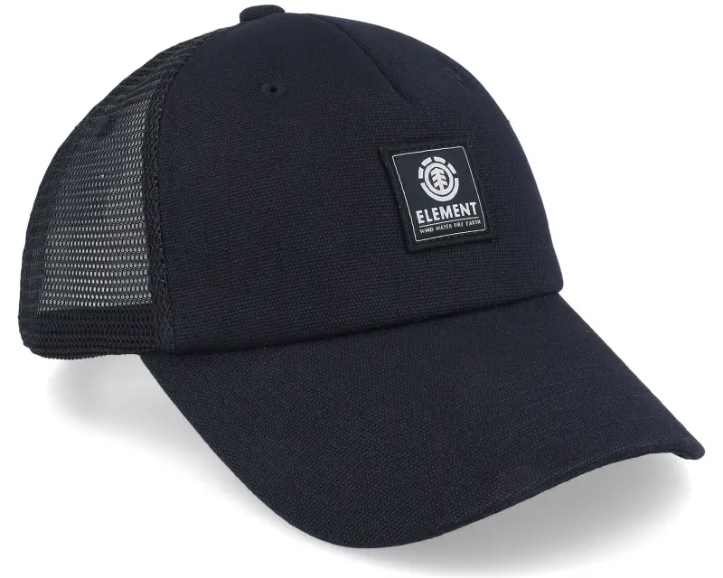 Element Icon Mesh Cap All Black Trucker online