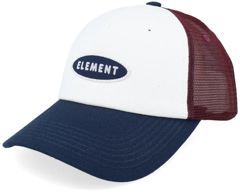 Element Union Mesh Cap Off White/Maroon/Navy Trucker online