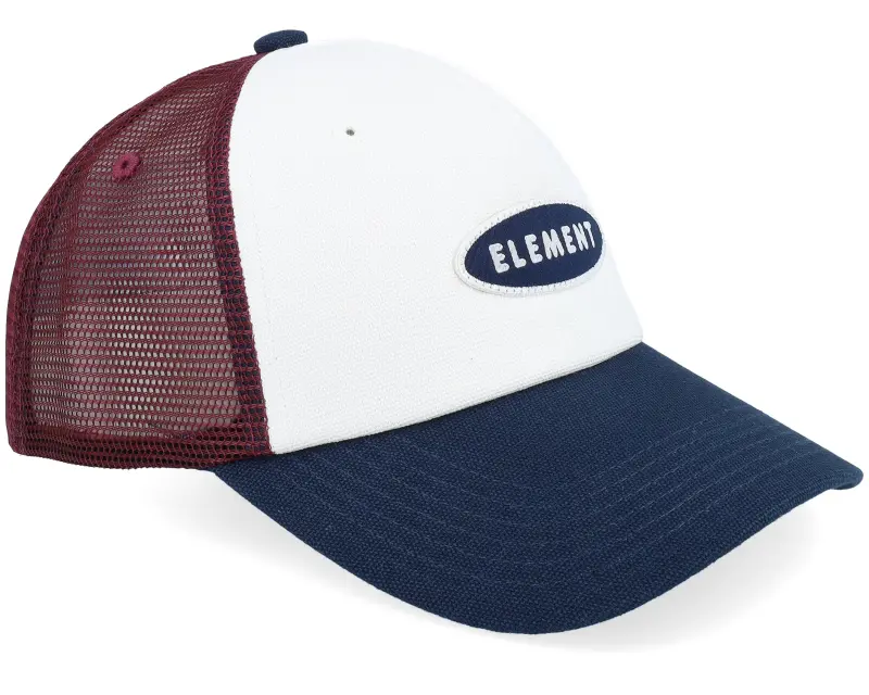 Element Union Mesh Cap Off White/Maroon/Navy Trucker online