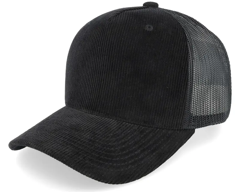 Equip Black Cord/Black A-frame Trucker online