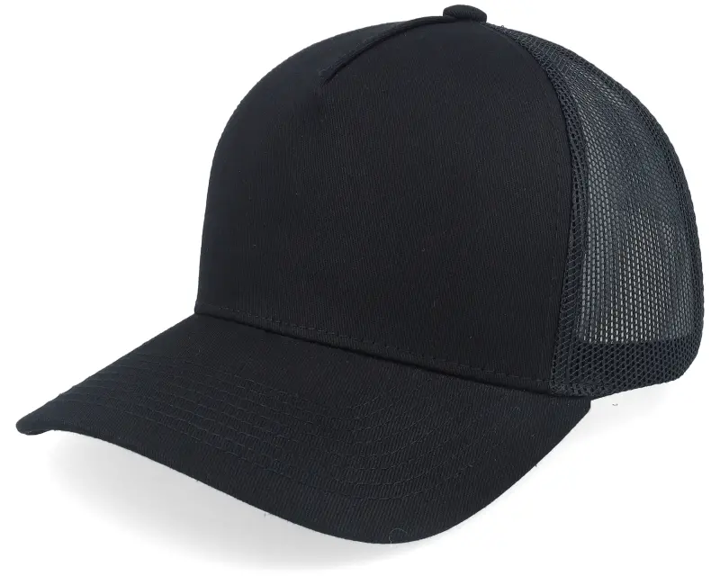 Equip Blank Black A-frame Trucker online