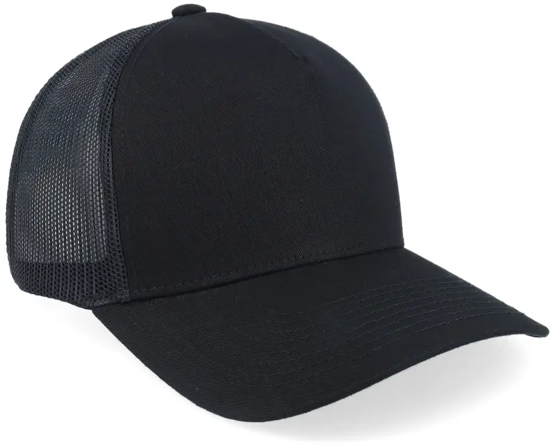 Equip Blank Black A-frame Trucker online