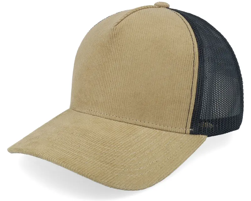 Equip Blank Cord Khaki/Black A-frame Trucker online