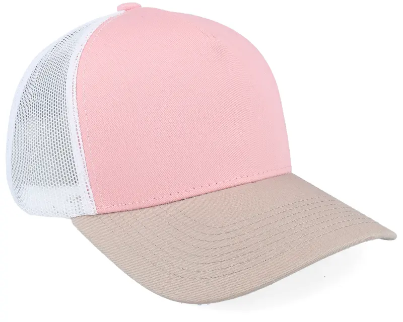 Equip Blank Light Pink/White/Light Grey A-frame Trucker online
