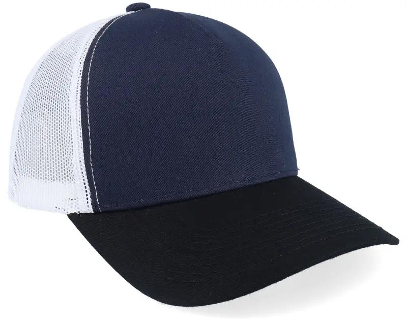 Equip Blank Navy/White/Black A-frame Trucker online