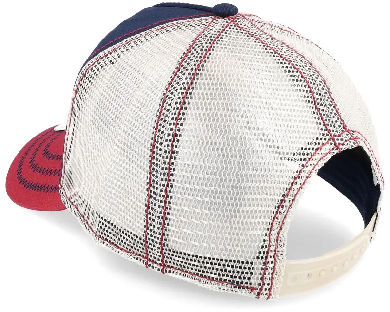 Equip Blank Patch Navy/Red/Beige Trucker online