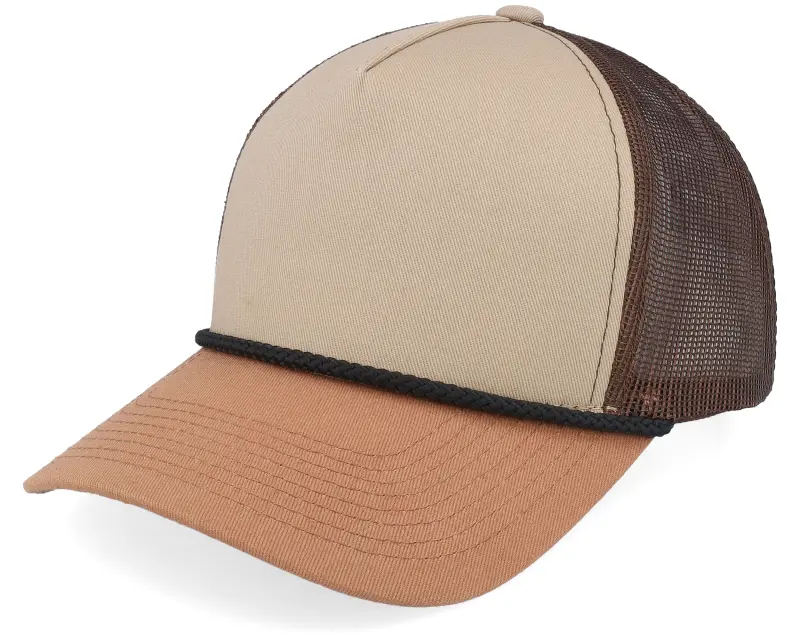 Equip Blank Rope Khaki/Brown/Caramel A-Frame Trucker online