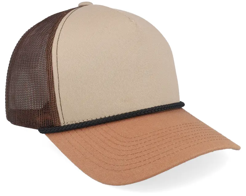 Equip Blank Rope Khaki/Brown/Caramel A-Frame Trucker online