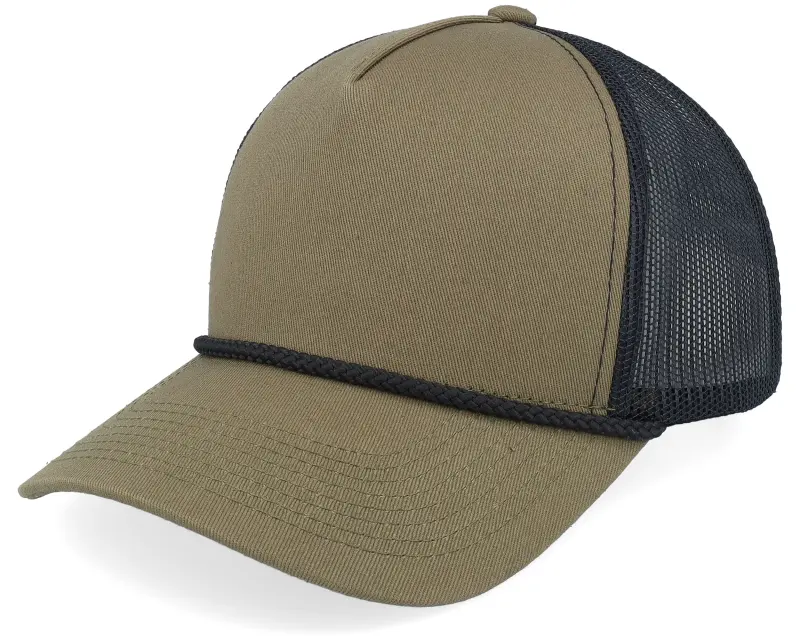 Equip Blank Rope Olive/Black A-frame Trucker online