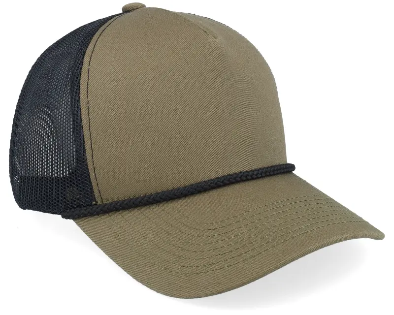 Equip Blank Rope Olive/Black A-frame Trucker online