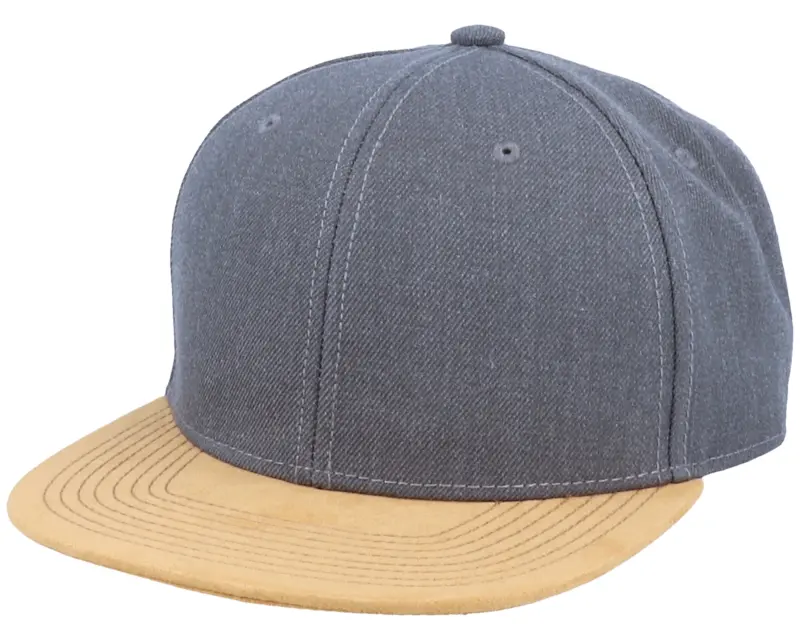 Equip Blank Suede Dark Heather Grey Snapback online