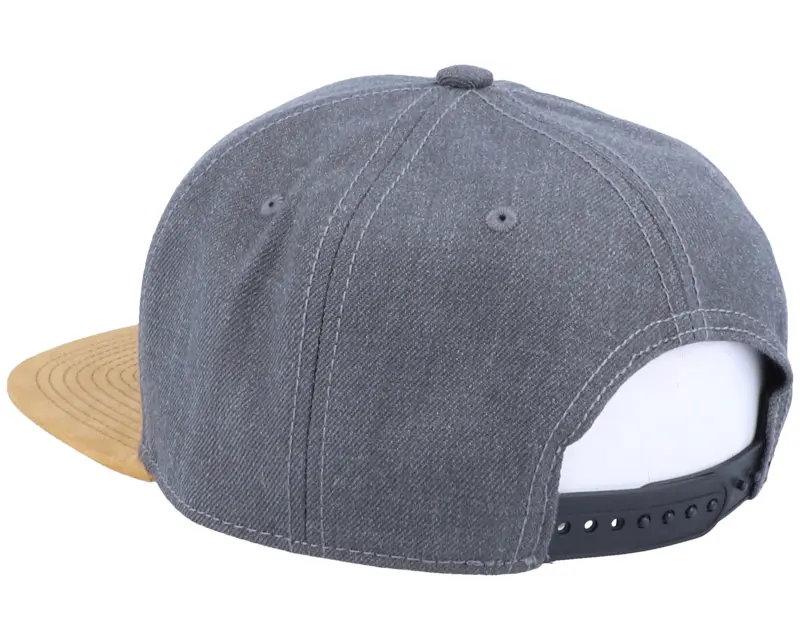 Equip Blank Suede Dark Heather Grey Snapback online