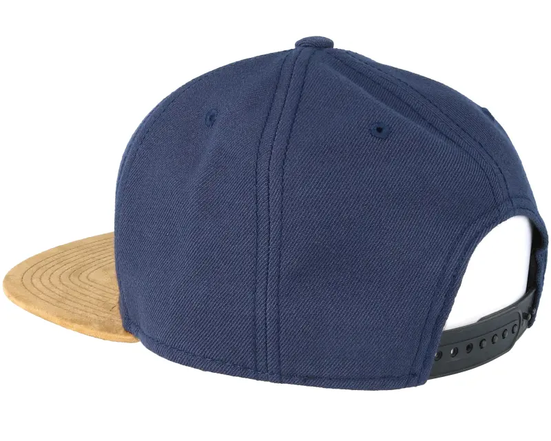 Equip Blank Suede Navy Snapback online