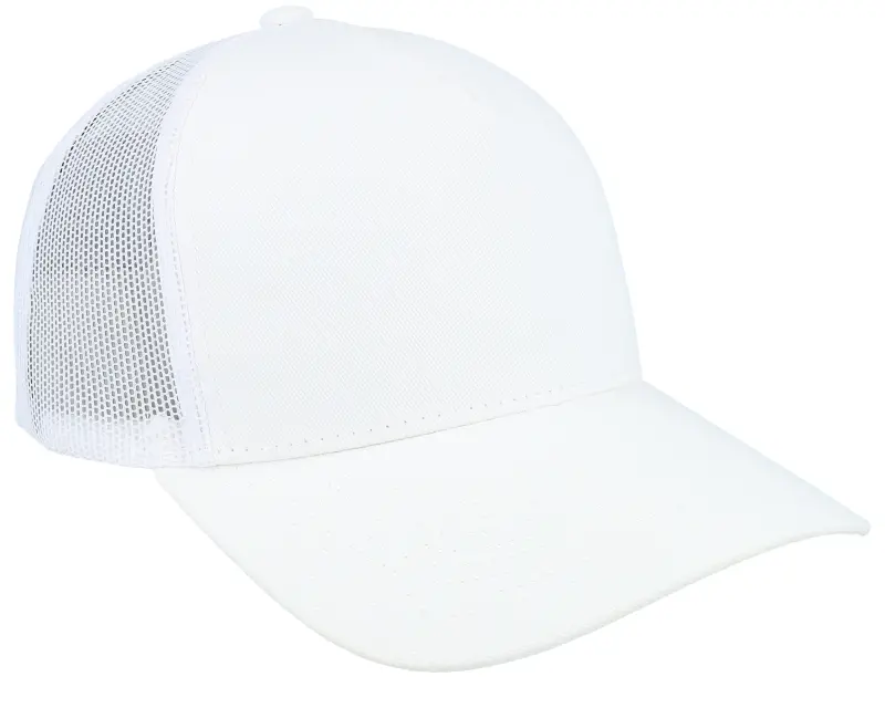 Equip Blank White A-frame Trucker online