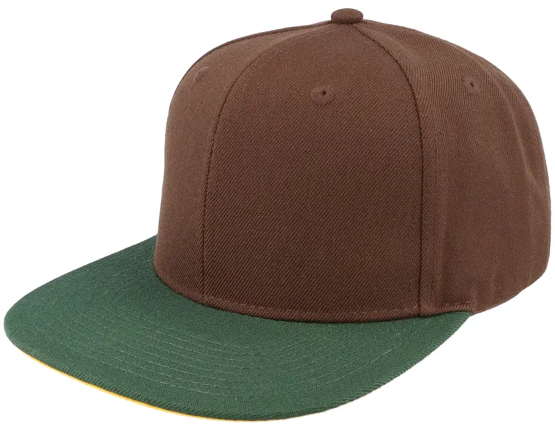 Equip Brown/Dark Green/Yellow Snapback online