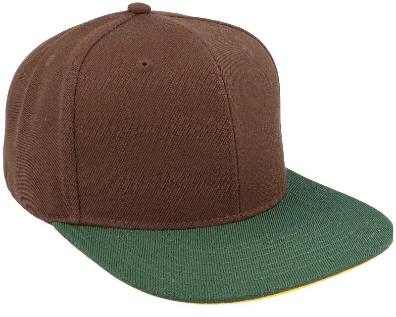 Equip Brown/Dark Green/Yellow Snapback online