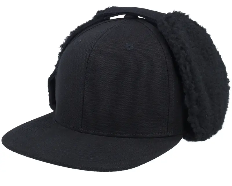 Equip Canvas Flatbrim Black Earflap online