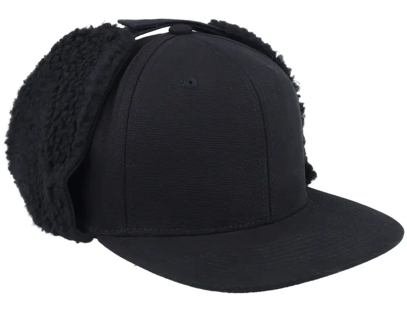 Equip Canvas Flatbrim Black Earflap online