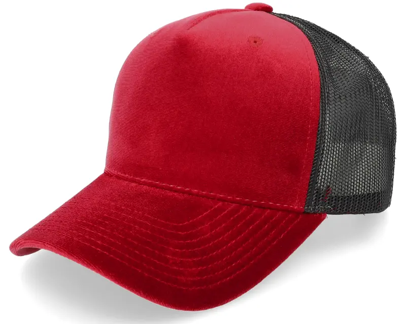 Equip Velvet Red/Black A-frame Trucker online