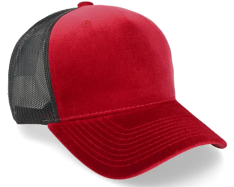 Equip Velvet Red/Black A-frame Trucker online