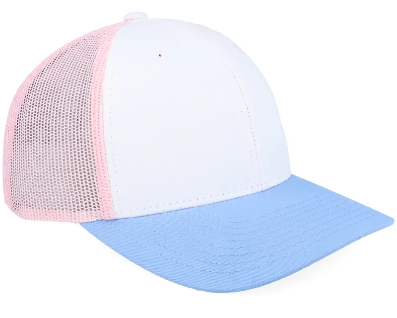 Equip White/Pink/Light Blue Trucker online