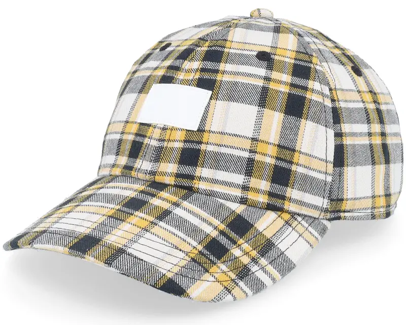 Equip Yellow Check Dad Cap online