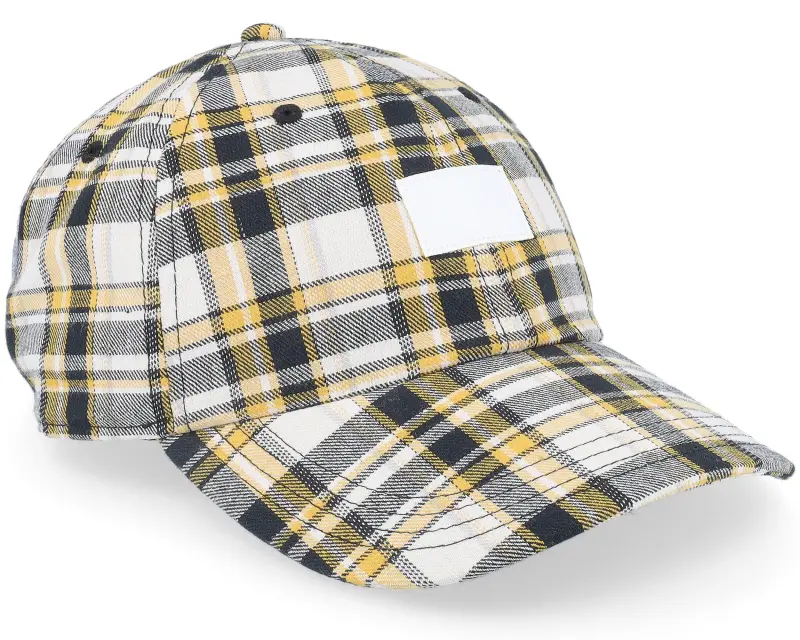 Equip Yellow Check Dad Cap online