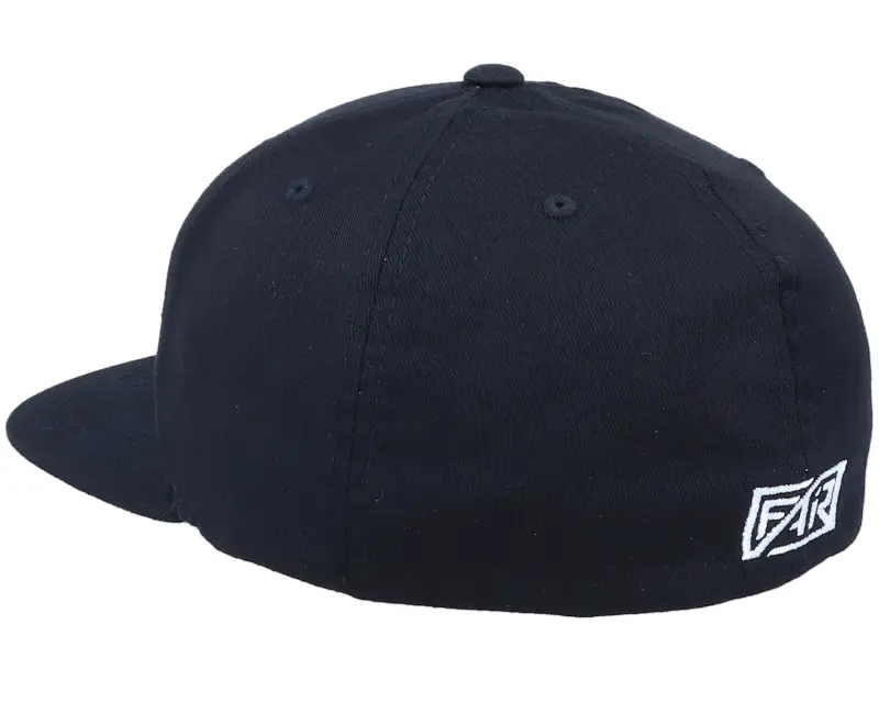 Fair Fair White Logo Flat Brim Black Fitted online