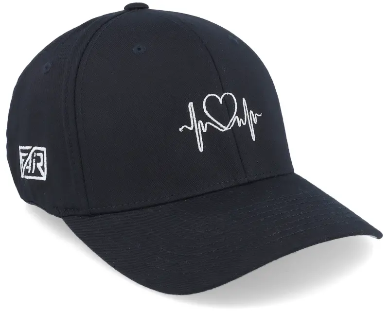 Fair Heart & Heartbeat Black Flexfit online