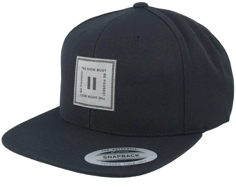 Fair Pause Square Grey Patch Black Snapback online