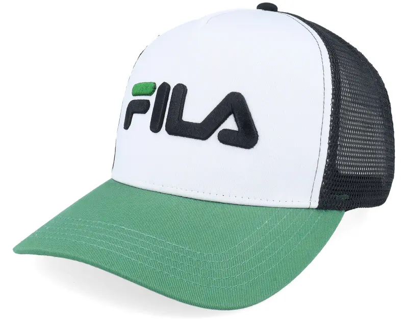 Fila Beppu Cap Linear Logo White/Black/Fir Trucker online