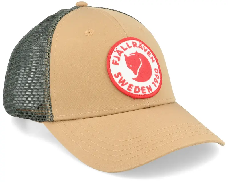 Fjällräven 1960 Logo Långtradarkeps Buckwheat Brown Trucker online