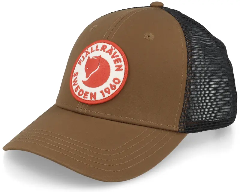 Fjällräven 1960 Logo Långtradarkeps Timber Brown Trucker online
